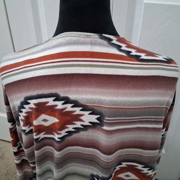 Honeyme Curvy Aztec Open Cardigan   Size XL - Picture 11 of 12